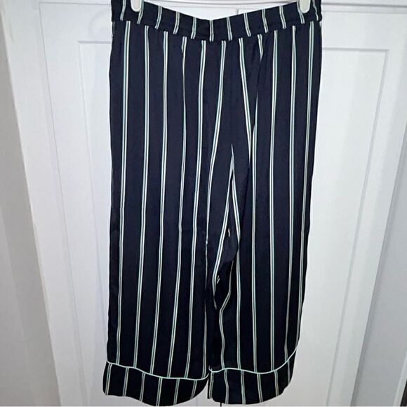 Something Navy Stripe Print Elastic Waistband Pull On Lounge Pants - Picture 4 of 5